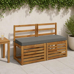 Bench Cushions SOEST Polyester Melange Grey