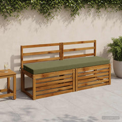 Bench Cushion SOEST 100% Polyester Melange in Olive Green