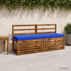 vidaXL Bench Cushion SOEST 100% Polyester Royal Blue 160 x 40 x 8 cm 1