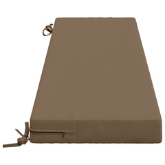 vidaXL Bench Cushion SOEST 100% Polyester Taupe 150 x 40 x 8 cm 4
