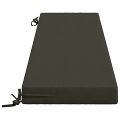 vidaXL Bench Cushion SOEST 100% Polyester Anthracite 150 x 40 x 8 cm 4