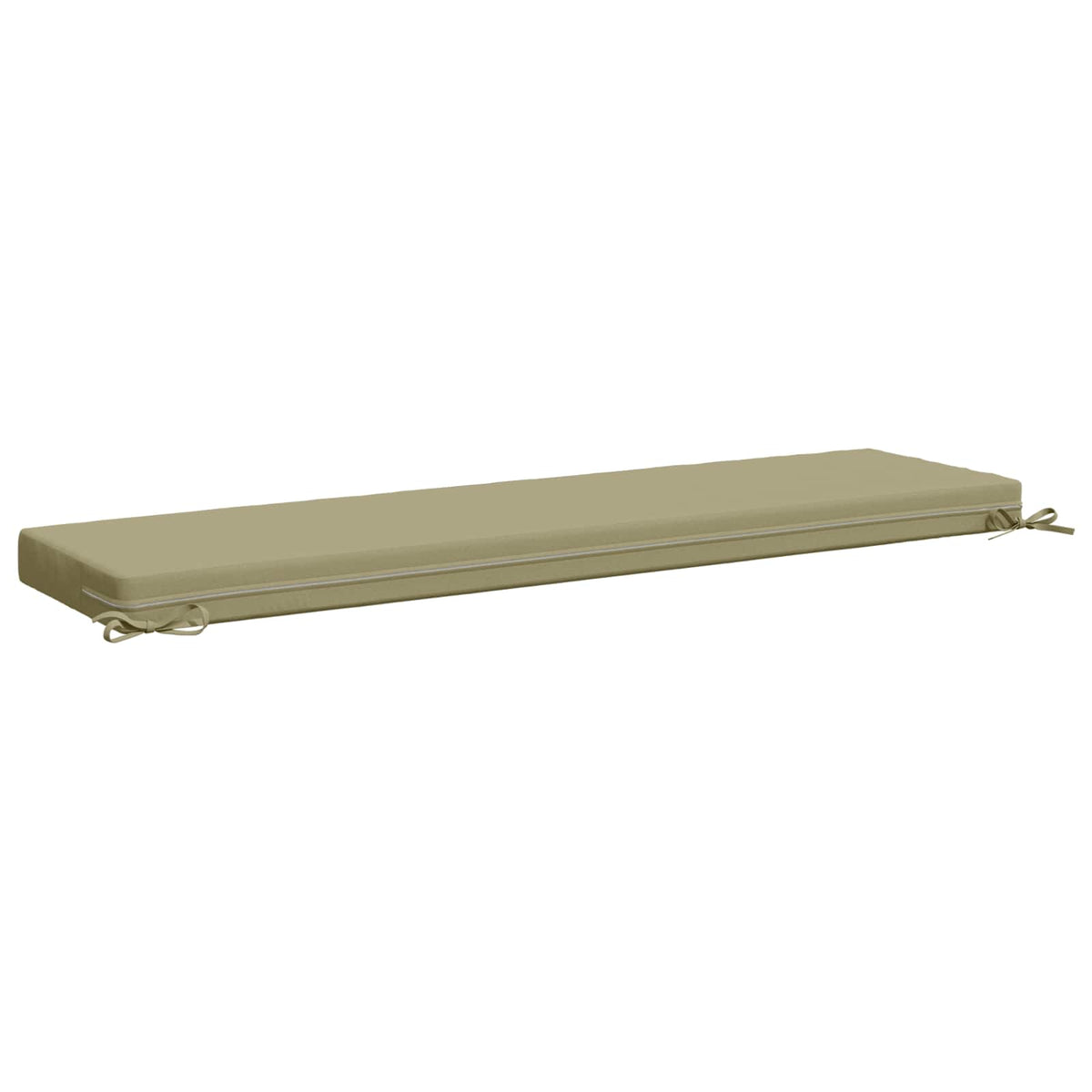 vidaXL Bench Cushion SOEST 100% Polyester Light Green 160 x 40 x 8 cm 5