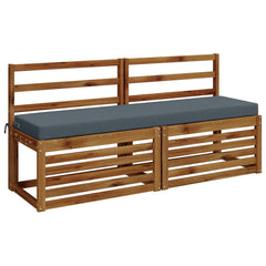 vidaXL Bench Cushion SOEST 100% Polyester Blue 160 x 40 x 8 cm 3