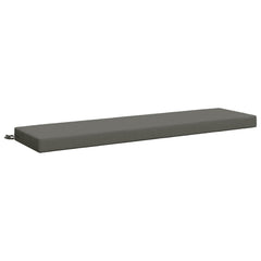 vidaXL Bench Cushion SOEST 100% Polyester Grey 160 x 40 x 8 cm 2