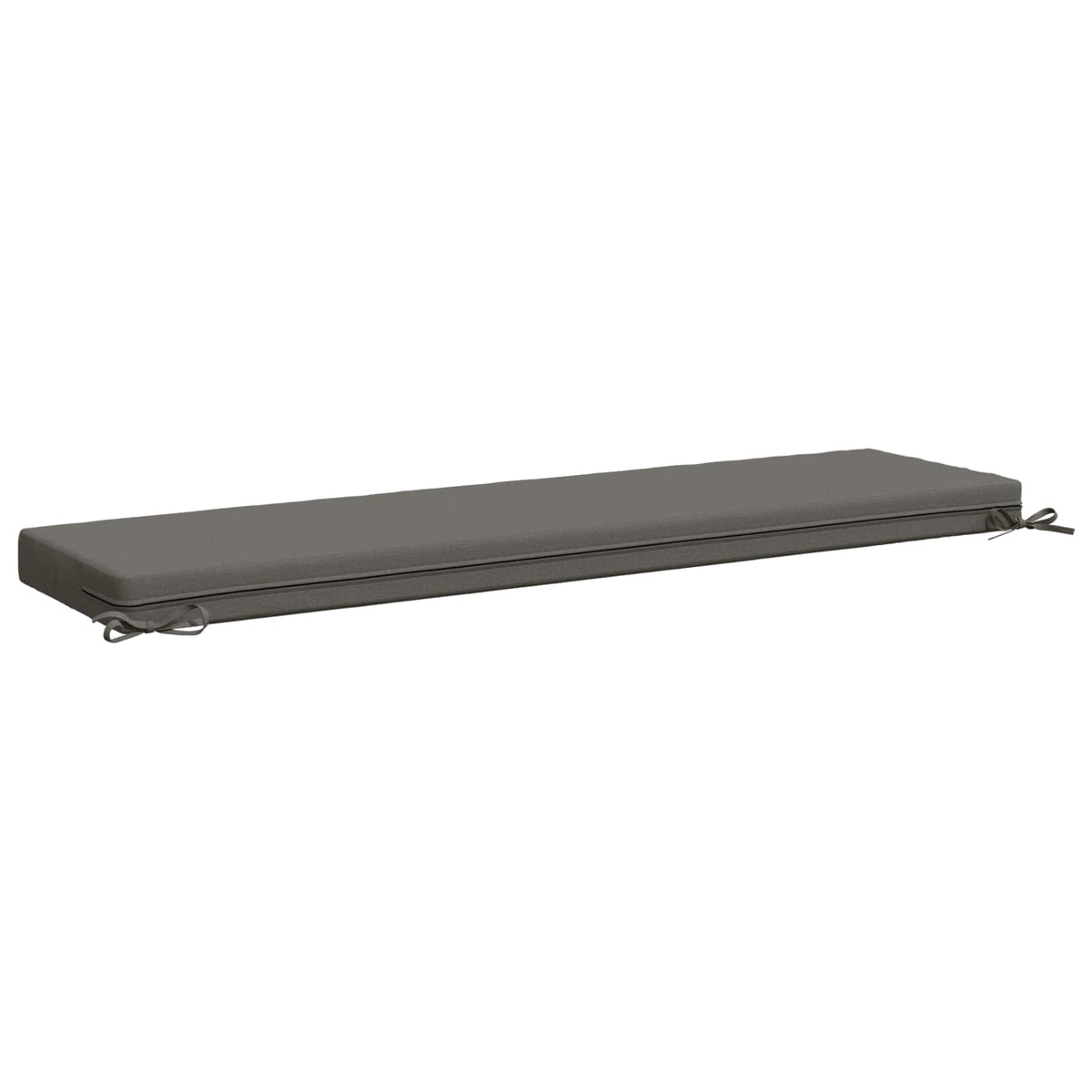 vidaXL Bench Cushion SOEST 100% Polyester Grey 160 x 40 x 8 cm 5
