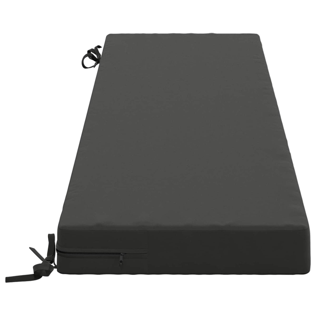 vidaXL Bench Cushion SOEST 100% Polyester Anthracite 160 x 40 x 8 cm 4