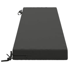 vidaXL Bench Cushion SOEST 100% Polyester Anthracite 160 x 40 x 8 cm 4
