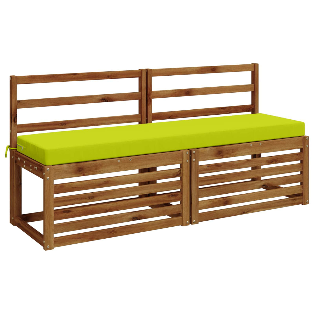 vidaXL Bench Cushion SOEST 100% Polyester Bright Green 160 x 40 x 8 cm 3