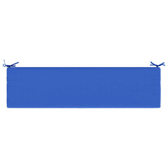 vidaXL Bench Cushion SOEST 100% Polyester Royal Blue 160 x 40 x 8 cm 6