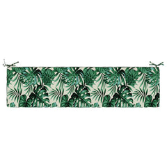 vidaXL Bench Cushion SOEST 100% Polyester Leaf Pattern 160 x 40 x 8 cm 6