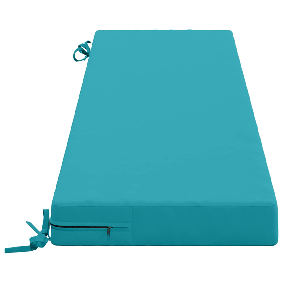 vidaXL Bench Cushion SOEST 100% Polyester Turquoise 160 x 40 x 8 cm 4