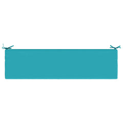 vidaXL Bench Cushion SOEST 100% Polyester Turquoise 160 x 40 x 8 cm 6