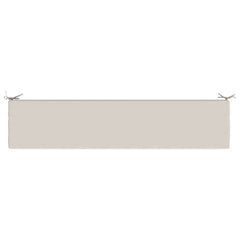 vidaXL Bench Cushion SOEST 100% Polyester White 170 x 40 x 8 cm 6