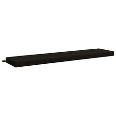vidaXL Bench Cushion SOEST 100% Polyester Black 170 x 40 x 8 cm 2