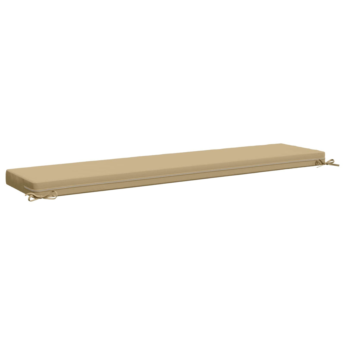 vidaXL Bench Cushion SOEST 100% Polyester Beige 170 x 40 x 8 cm 5