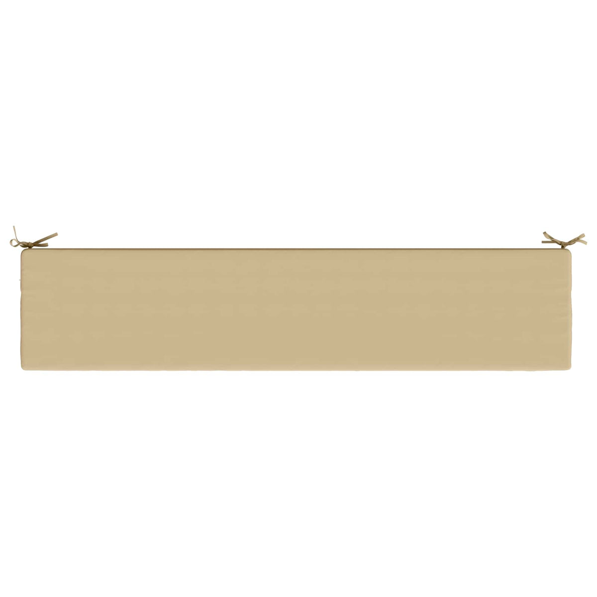 vidaXL Bench Cushion SOEST 100% Polyester Beige 170 x 40 x 8 cm 6