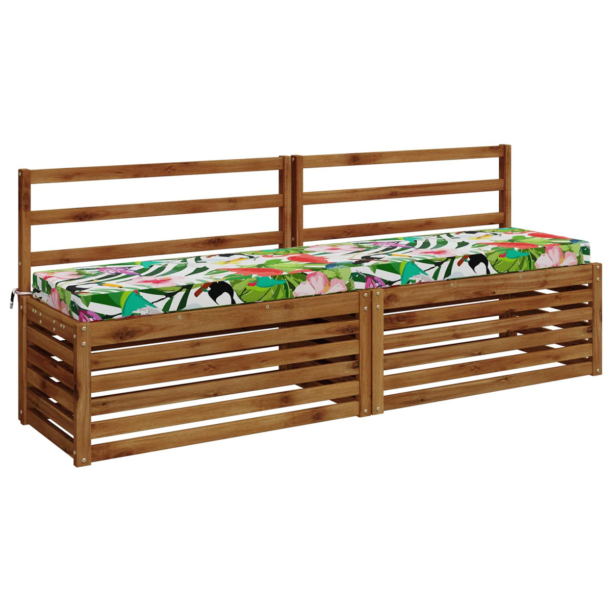 vidaXL Bench Cushion SOEST 100% Polyester Multicolour 170 x 40 x 8 cm 3