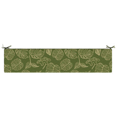 vidaXL Bench Cushion SOEST 100% Polyester Leaf Design 170 x 40 x 8 cm 6