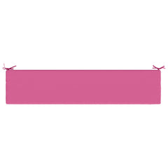 vidaXL Bench Cushion SOEST 100% Polyester Pink 170 x 40 x 8 cm 6
