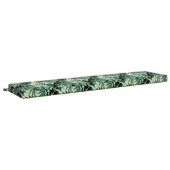 vidaXL Bench Cushion SOEST 100% Polyester Leaf Pattern 180 x 40 x 8 cm 2