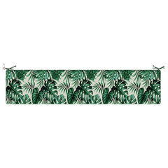 vidaXL Bench Cushion SOEST 100% Polyester Leaf Pattern 180 x 40 x 8 cm 6