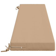 Bench Cushion SOEST 100% Polyester 200 x 40 x 8 cm Melange Sand