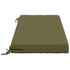 vidaXL Bench Cushion SOEST 100% Polyester Olive Green 120 x 50 x 8 cm 4