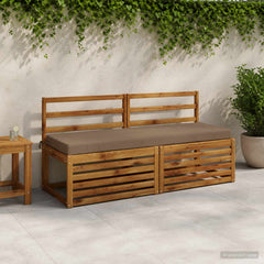 Bench Cushion SOEST 100% Polyester Taupe