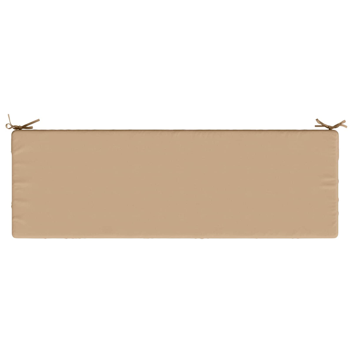 vidaXL Bench Cushion SOEST 100% Polyester Sand 140 x 50 x 8 cm 6