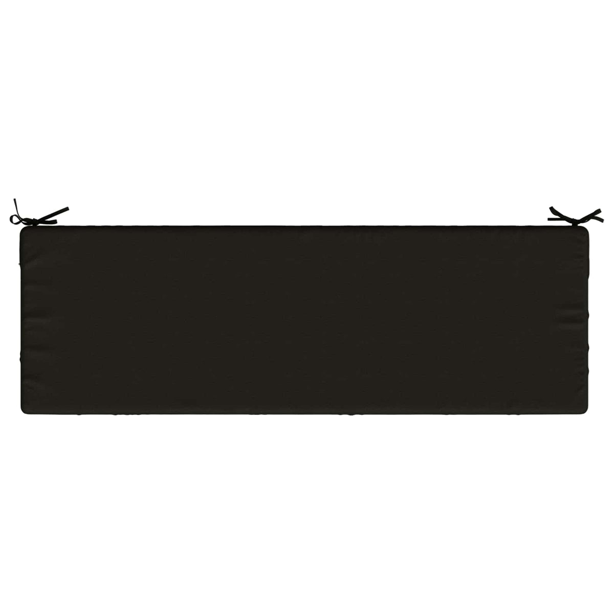 vidaXL Bench Cushion SOEST 100% Polyester Black 140 x 50 x 8 cm 6