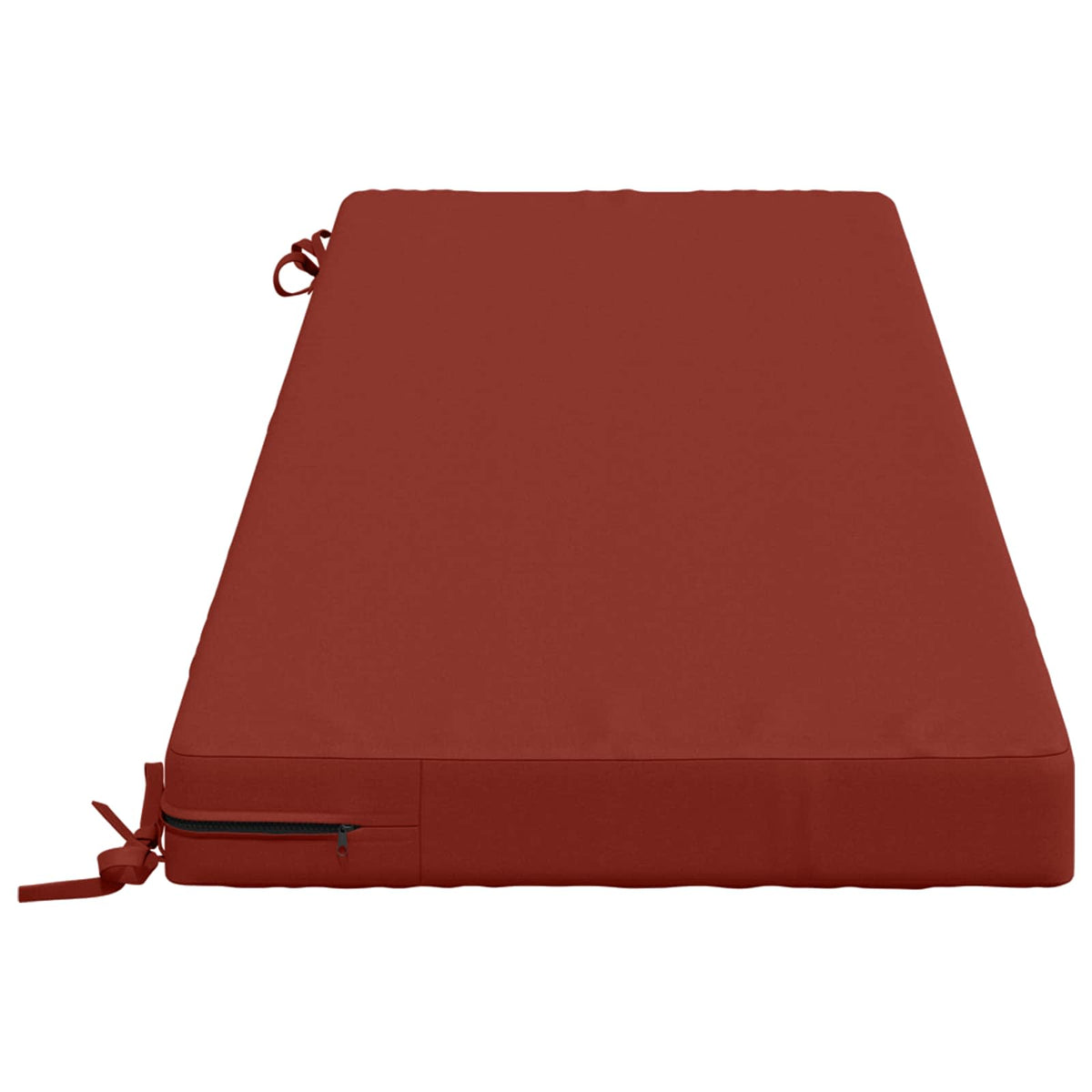 vidaXL Bench Cushion SOEST 100% Polyester Red 140 x 50 x 8 cm 4