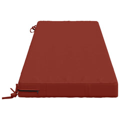 vidaXL Bench Cushion SOEST 100% Polyester Red 140 x 50 x 8 cm 4