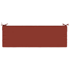 vidaXL Bench Cushion SOEST 100% Polyester Red 140 x 50 x 8 cm 6