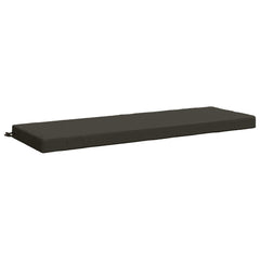 vidaXL Bench Cushion SOEST 100% Polyester Anthracite 140 x 50 x 8 cm 2