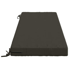 vidaXL Bench Cushion SOEST 100% Polyester Anthracite 140 x 50 x 8 cm 4