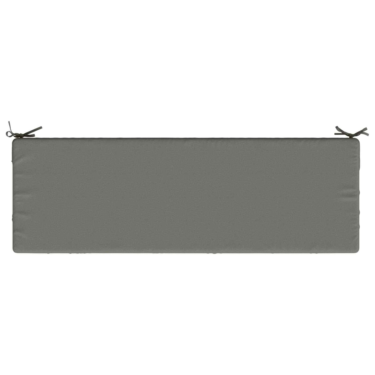 vidaXL Bench Cushion SOEST 100% Polyester Grey 140 x 50 x 8 cm 6