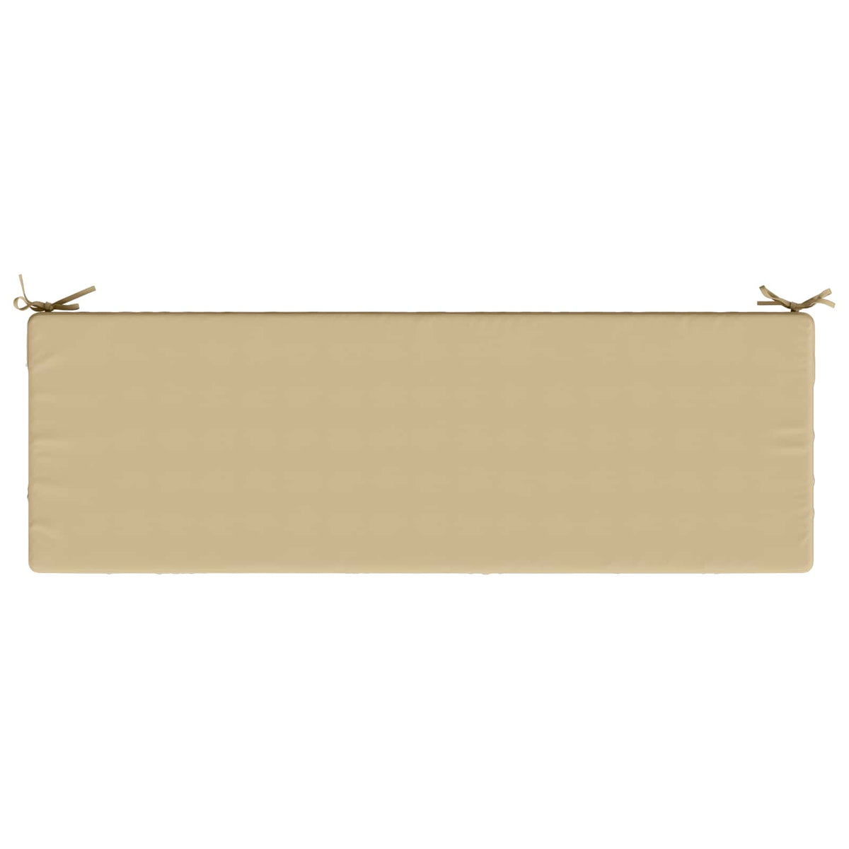 vidaXL Bench Cushion SOEST 100% Polyester Beige 140 x 50 x 8 cm 6