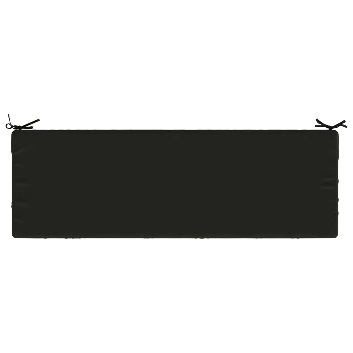 vidaXL Bench Cushion SOEST 100% Polyester Black 140 x 50 x 8 cm 6