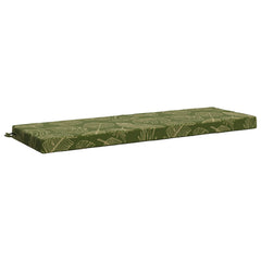 vidaXL Bench Cushion SOEST 100% Polyester Leaf Design 140 x 50 x 8 cm 2