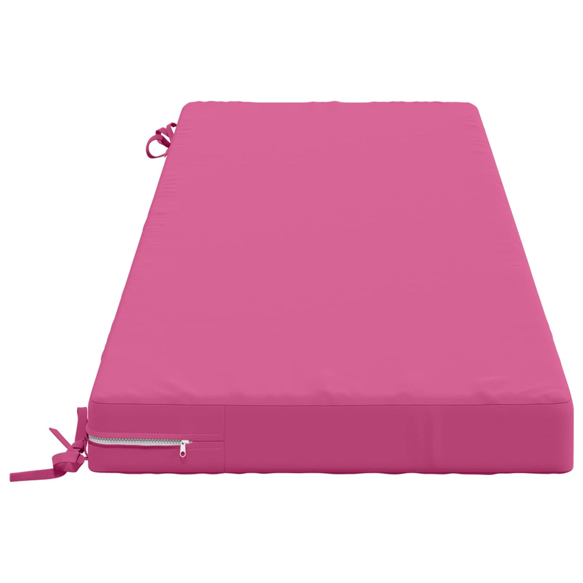 vidaXL Bench Cushion SOEST 100% Polyester Pink 140 x 50 x 8 cm 4