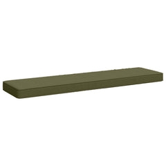 vidaXL 2-Piece Bench Cushions VUGHT 2 pcs 100% Polyester Olive Green 4