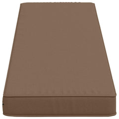 vidaXL 2-Piece Bench Cushions VUGHT 2 pcs 100% Polyester Taupe 5