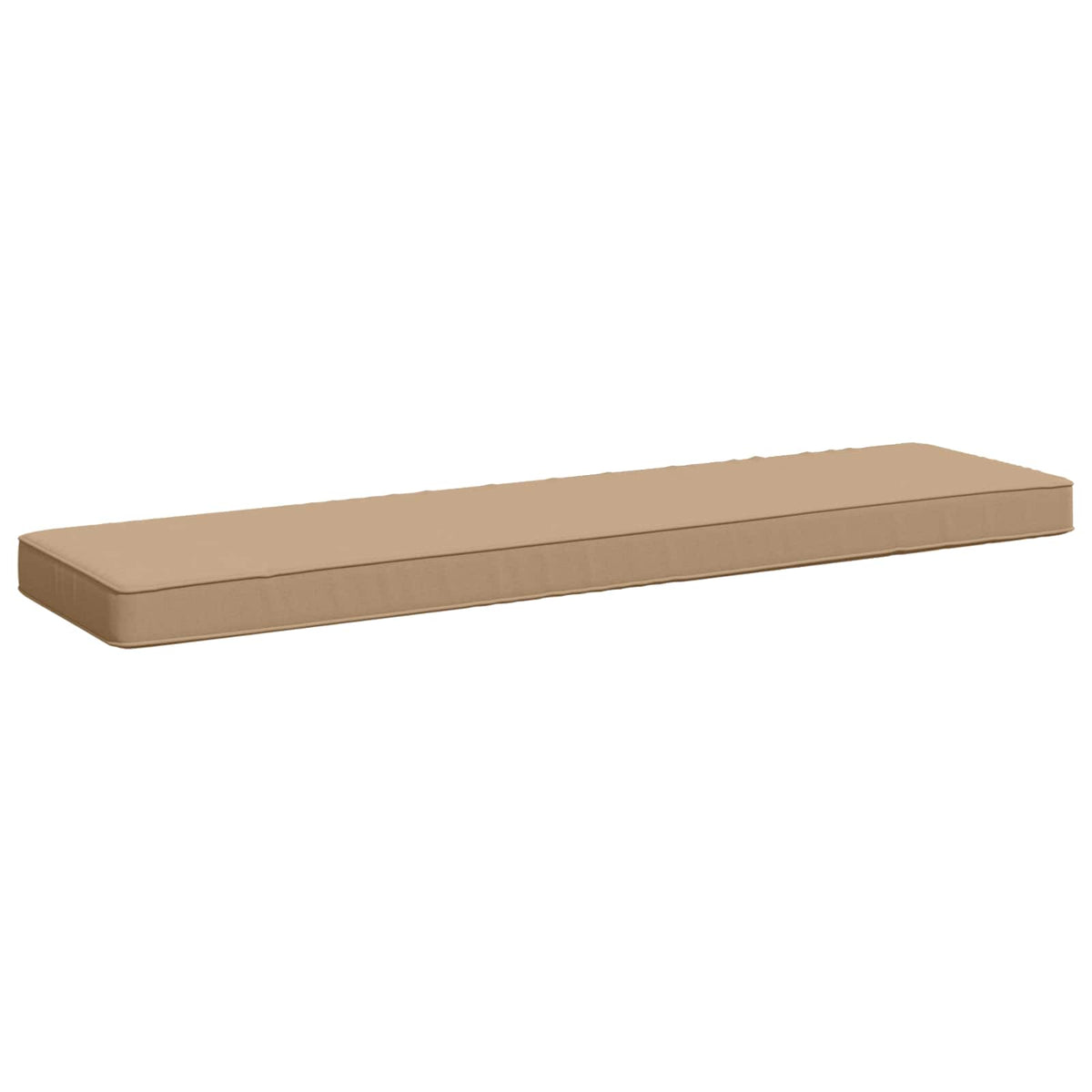 vidaXL 2-Piece Bench Cushions VUGHT 2 pcs 100% Polyester Sand 4