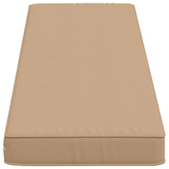 vidaXL 2-Piece Bench Cushions VUGHT 2 pcs 100% Polyester Sand 5
