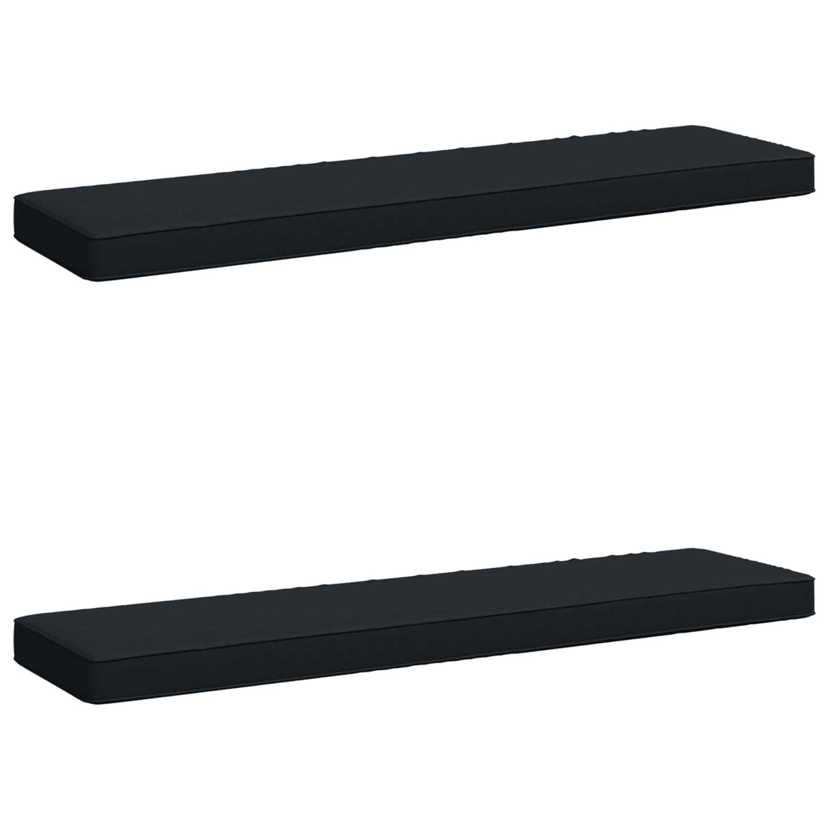 vidaXL 2-Piece Bench Cushions VUGHT 2 pcs 100% Polyester Dark Blue 2