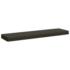 vidaXL 2-Piece Bench Cushions VUGHT 2 pcs 100% Polyester Anthracite 6