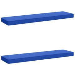 vidaXL 2-Piece Bench Cushions VUGHT 2 pcs 100% Polyester Royal Blue 2