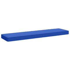 vidaXL 2-Piece Bench Cushions VUGHT 2 pcs 100% Polyester Royal Blue 4