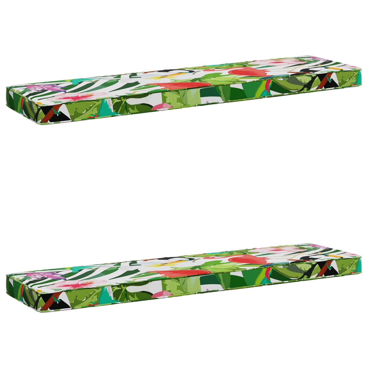 2-Piece Bench Cushions VUGHT 2 pcs 100% Polyester Multicolour, image 2