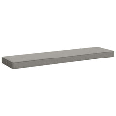 vidaXL 2-Piece Bench Cushions VUGHT 2 pcs 100% Polyester Grey 4